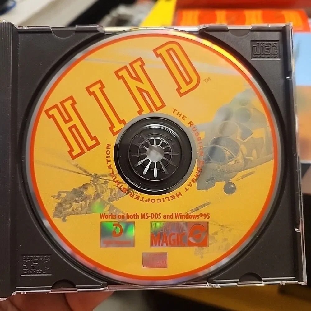 Hind: The Russian Combat Helicopter Simulation (PC, 1996) CIB BIG BOX PAPERWORK